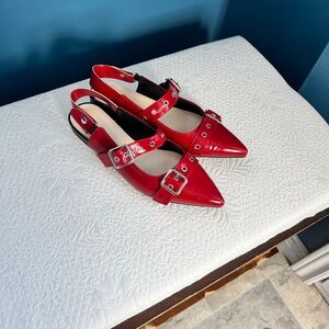 Red Shein flats